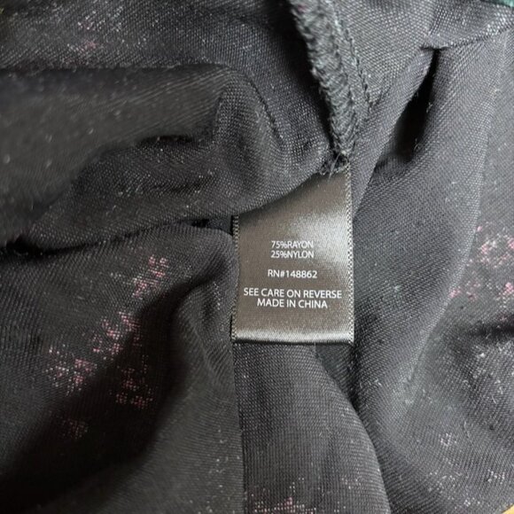 Torrid Women Floral Velvet Tank Top Size 3 Whimsigoth Fairy Grunge Dark Romantic - Picture 6 of 9